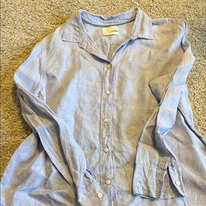 J. Crew Sky Blue Collared Shirt